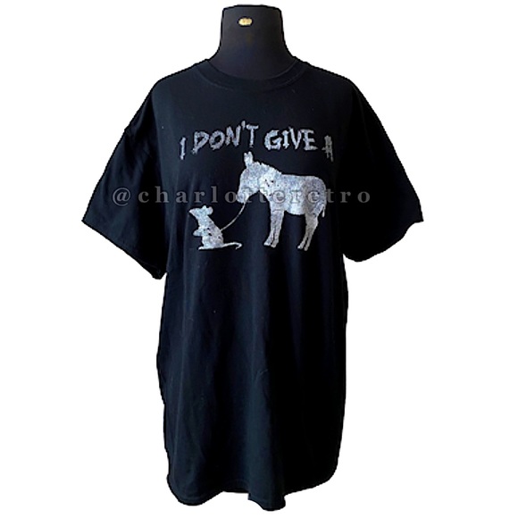 I Dont Give a Rats Ass • Graphic Tee - Picture 1 of 5
